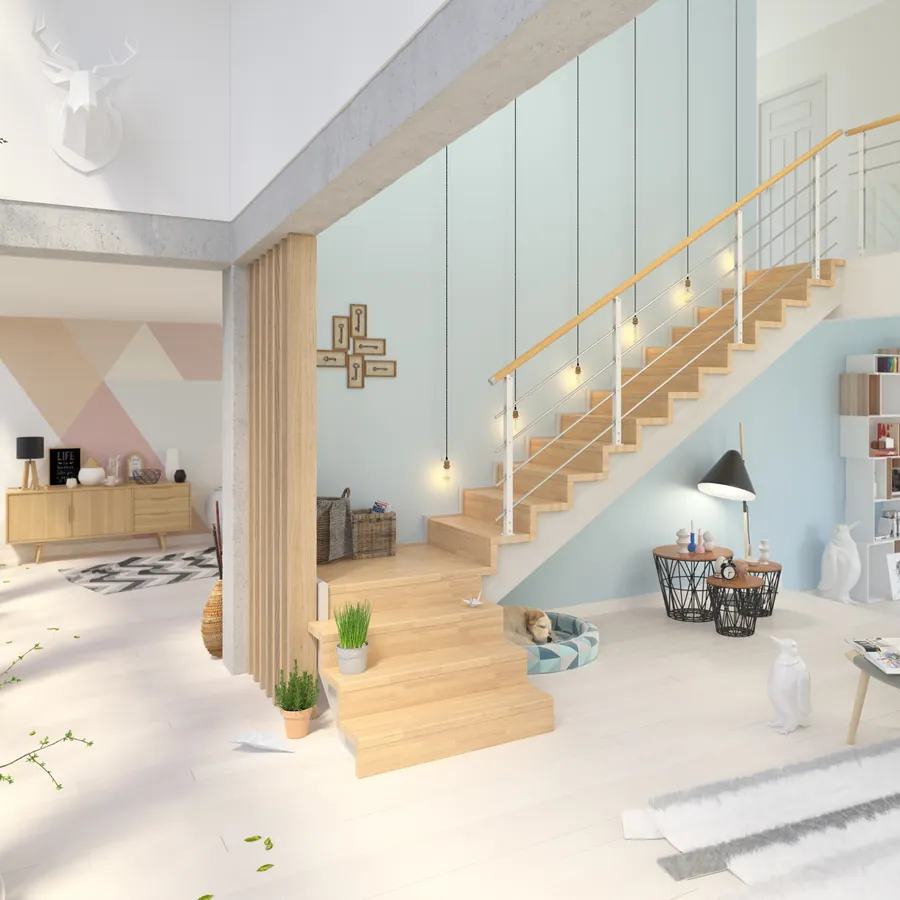 Escalier Plasse Scandinave